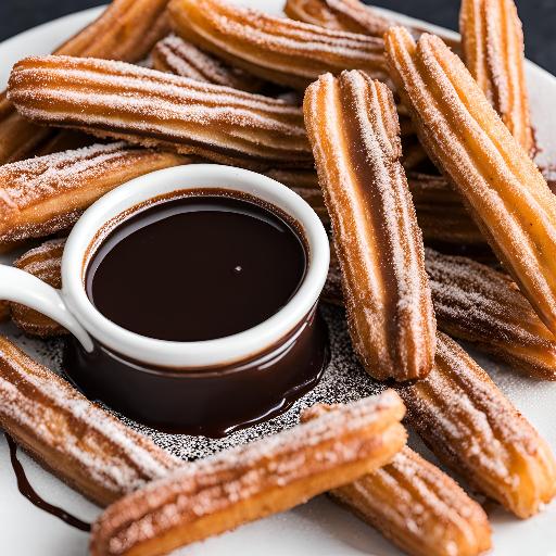 Churros with Chocolate Sauce